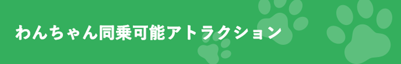 わんちゃん同乗可能ドッグラン