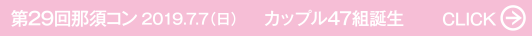 第29回那須コン 2019.7.7（日） カップル47組誕生